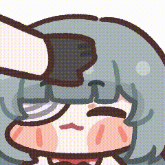 弗糯糯摸头.gif